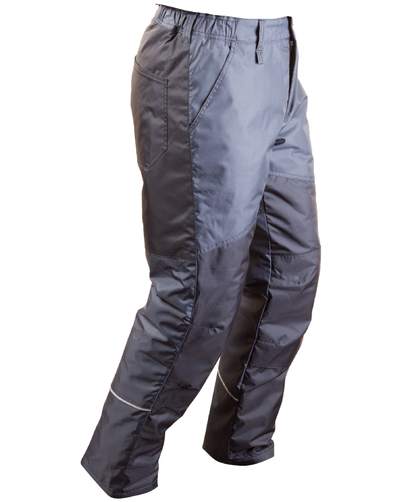 528A Work Winter Trousers (Grey/Black) - side