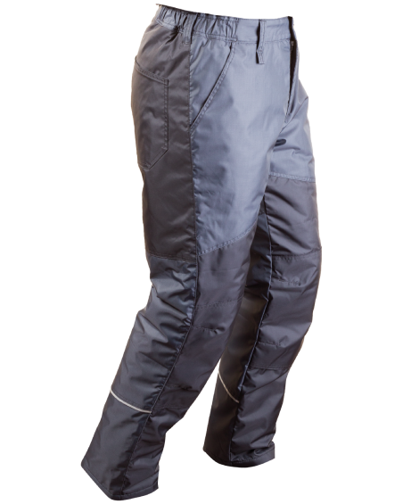 528A Work Winter Trousers (Grey/Black) - side