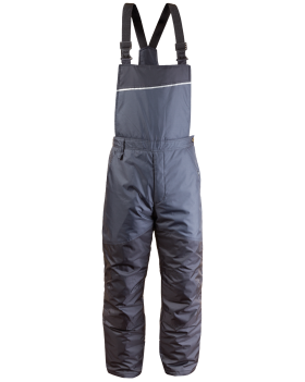 627A Winter Work Overalls (Grey/Black) - front