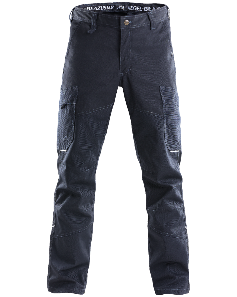 Spodnie robocze 5507 V-WORK, czarne — przód spodni