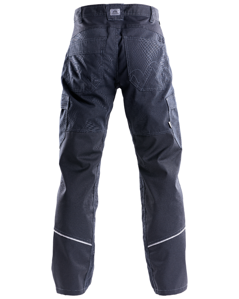 Spodnie robocze 5507 V-WORK, czarne — tył spodni