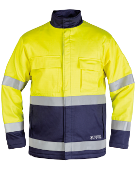 1896 Insulated Safety Protective Jacket – Multinorm (Navy/Hi-Vis Yellow)