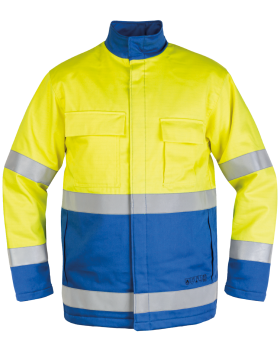 1896 Insulated Safety Protective Jacket – Multinorm (Blue/Hi-Vis Yellow)
