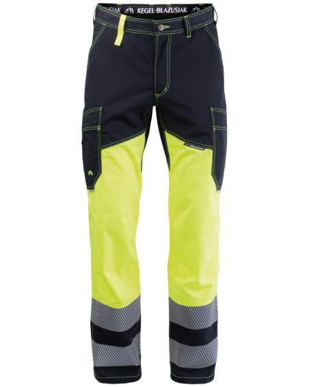 500V Safety Trousers (Hi-Vis Yellow/Black) - front