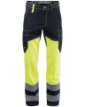 500V Safety Trousers (Hi-Vis Yellow/Black) - front