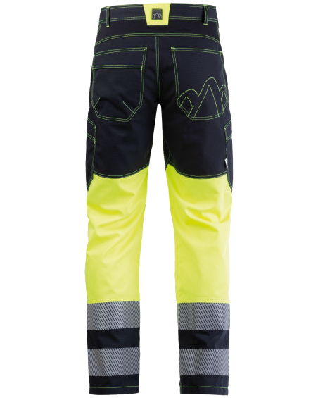 500V Safety Trousers (Hi-Vis Yellow/Black) - back