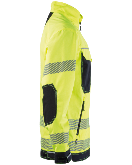300V Safety Work Jacket (Hi-Vis Yellow/Black) - right side