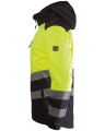 114V-WORK Safety Softshell Jacket (Hi-Vis Yellow/Black) - left side