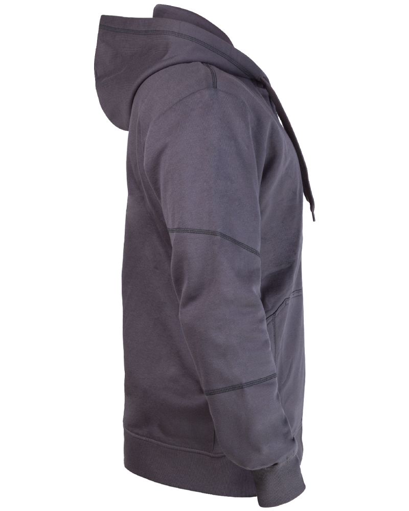 V-WORK Hooded Sweatshirt (grey) - side