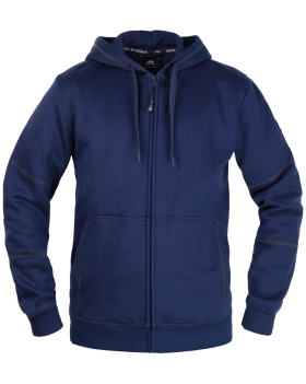 V-WORK Hooded Sweatshirt (navy blue) - front