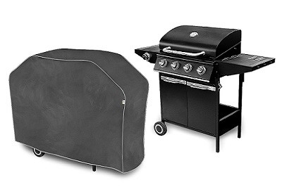 Protective cover for barbecue, L trapeze