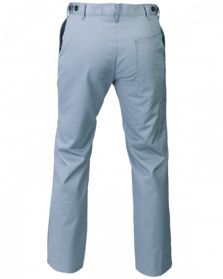 spodnie robocze 5004, popielate - tył spodni