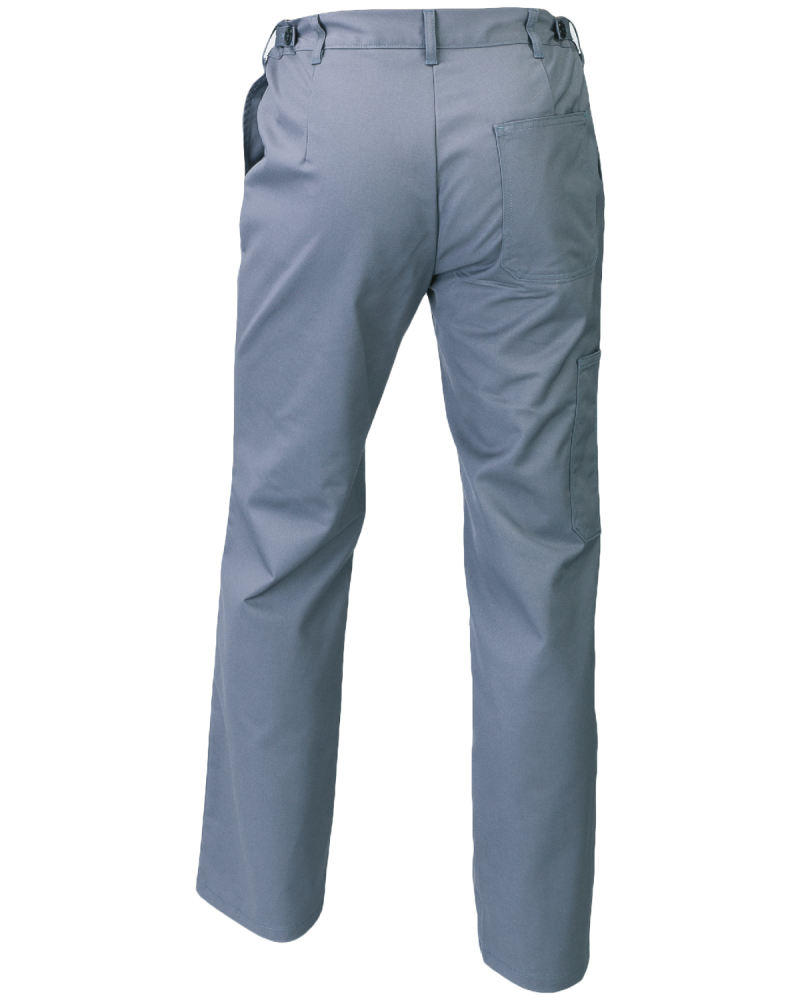 spodnie robocze 5004, szare - tył spodni