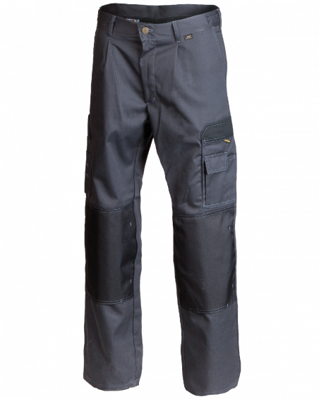 Spodnie robocze WORK, grafitowo-czarne - przód spodni 2