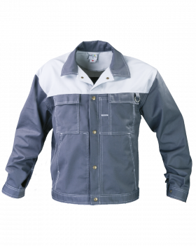 Bluza robocza Top, szaro-biała - przód bluzy