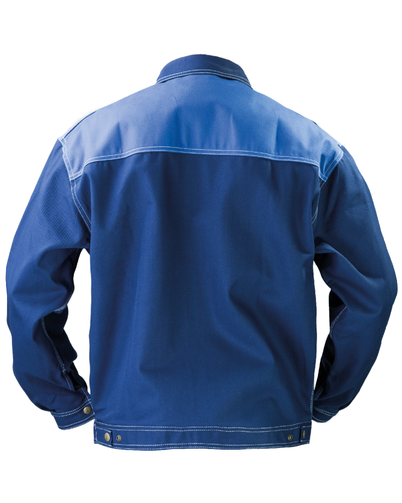 Bluza robocza Top, granatowo-niebieska - tył bluzy