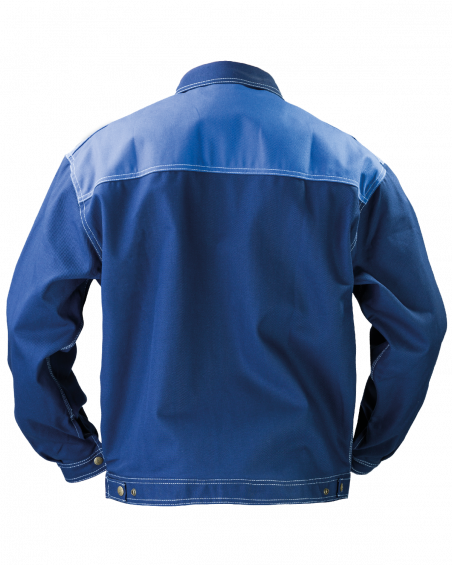 Bluza robocza Top, granatowo-niebieska - tył bluzy