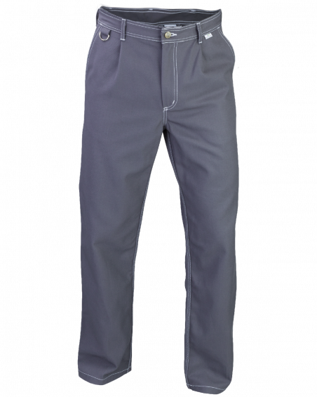 Spodnie robocze PROFI, popielate - przód spodni