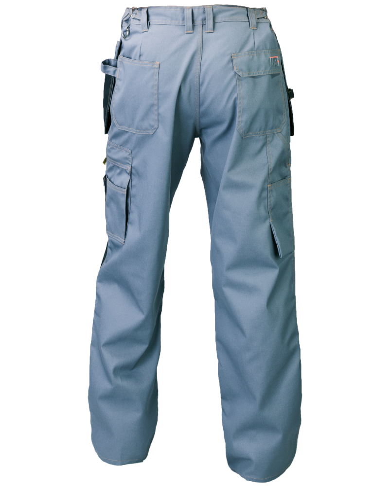 Spodnie Expert 5306, szaro-czarne - tył spodni