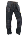 Spodnie Expert 5320, czarne - spodnie w ruchu