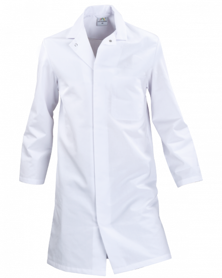 Fartuch Męski HACCP 4089, biały - przód fartucha