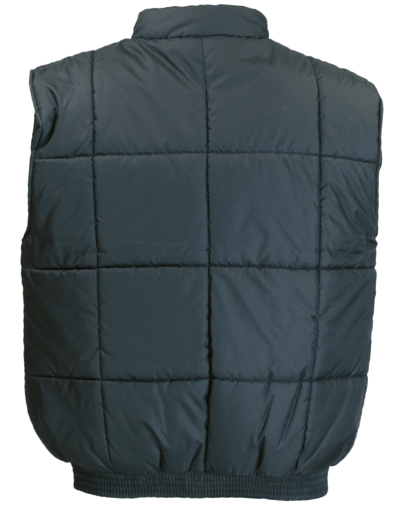 Kamizelka robocza ocieplana 2008, czarna - tył kamizelki