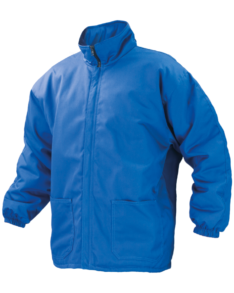 Kurtka robocza ocieplana 1000, niebieska - przód kurtki