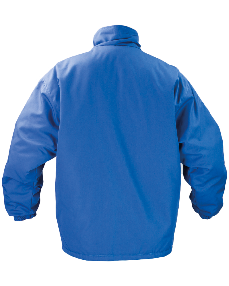 Kurtka robocza ocieplana 1000, niebieska - tył kurtki