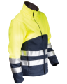 Kurtka Multiochronna, Softshell Hi-Vis, Granatowy/Hi-Vis Żółty - prawy bok kurtki