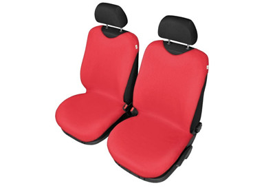 SHIRT COTTON covers for front seats - red