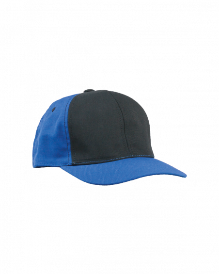 Czapka z daszkiem Work niebiesko-czarna