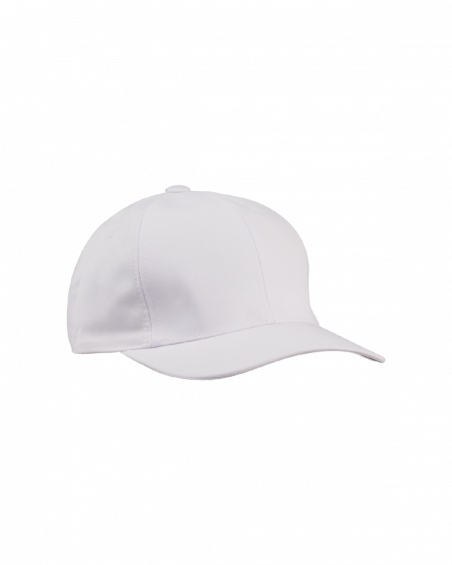 Czapka z daszkiem biała work/casual