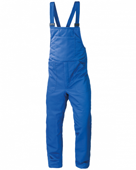 Ogrodniczki robocze ocieplane niebieskie