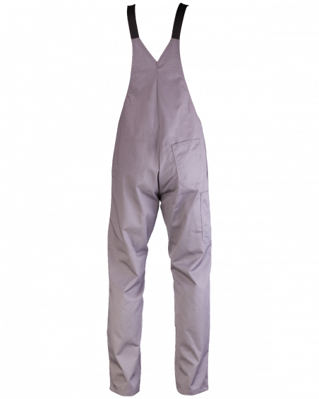 Ogrodniczki Classic z kieszeniami KNEITER popielate