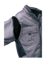 Kurtka zimowa Basto – 4w1, szaro-czarna - odpięte rękawy kurtki
