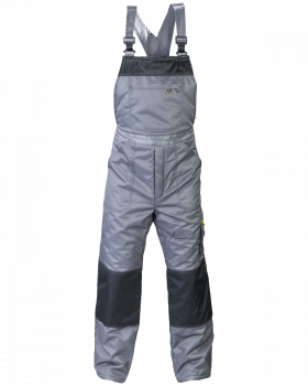 5814 WORK Winter Dungarees (Grey/Black)