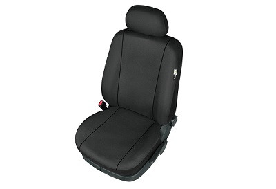 Cover for the left-hand car seat (sitting part and backrest) made of upholstery material