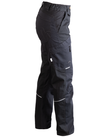 Spodnie damskie 5504/V-WORK do pracy czarne - prawy bok spodni