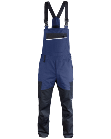 Ogrodniczki 6507/V-WORK serwisowe czarno-granatowe