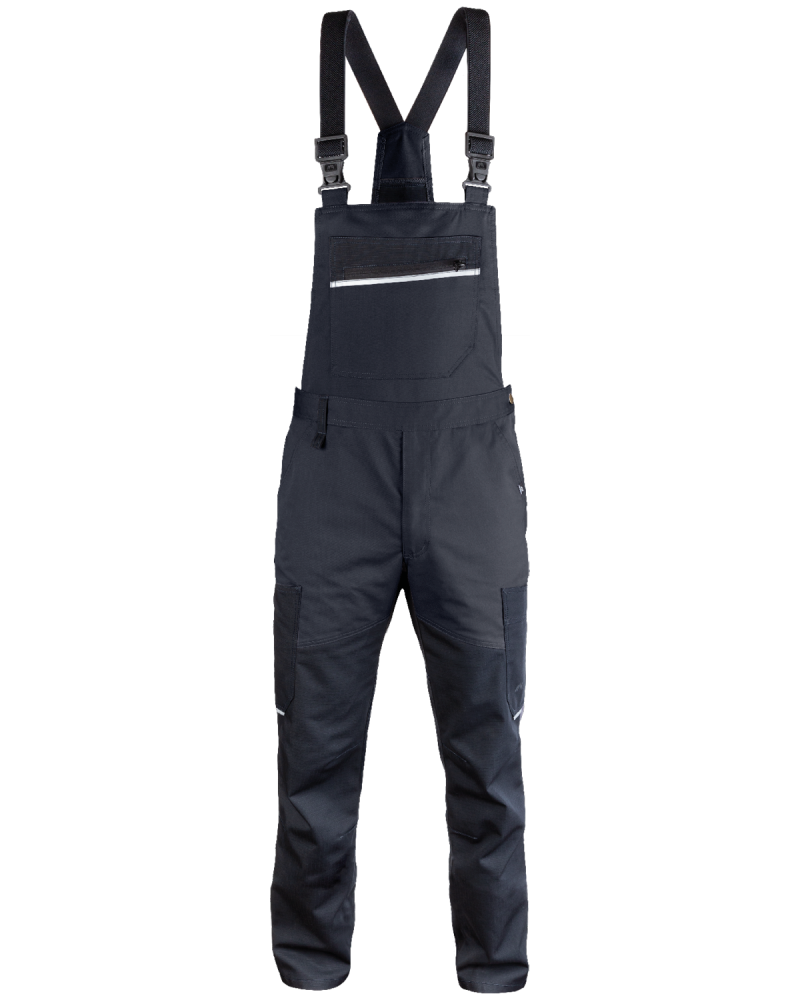 Ogrodniczki robocze 6507/V-WORK czarne