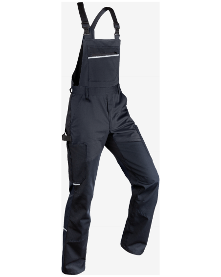 Ogrodniczki robocze 6507/V-WORK czarne - bok