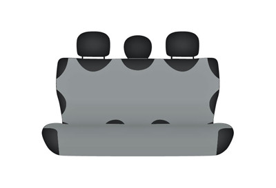 SHIRT COTTON cover for the rear bench - gray