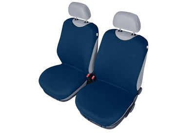SHIRT COTTON covers for front seats - navy blue
