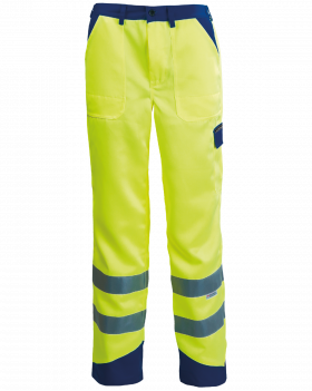 5920 HV KNEITER high-visibility trousers (yellow hi-vis/navy blue)
