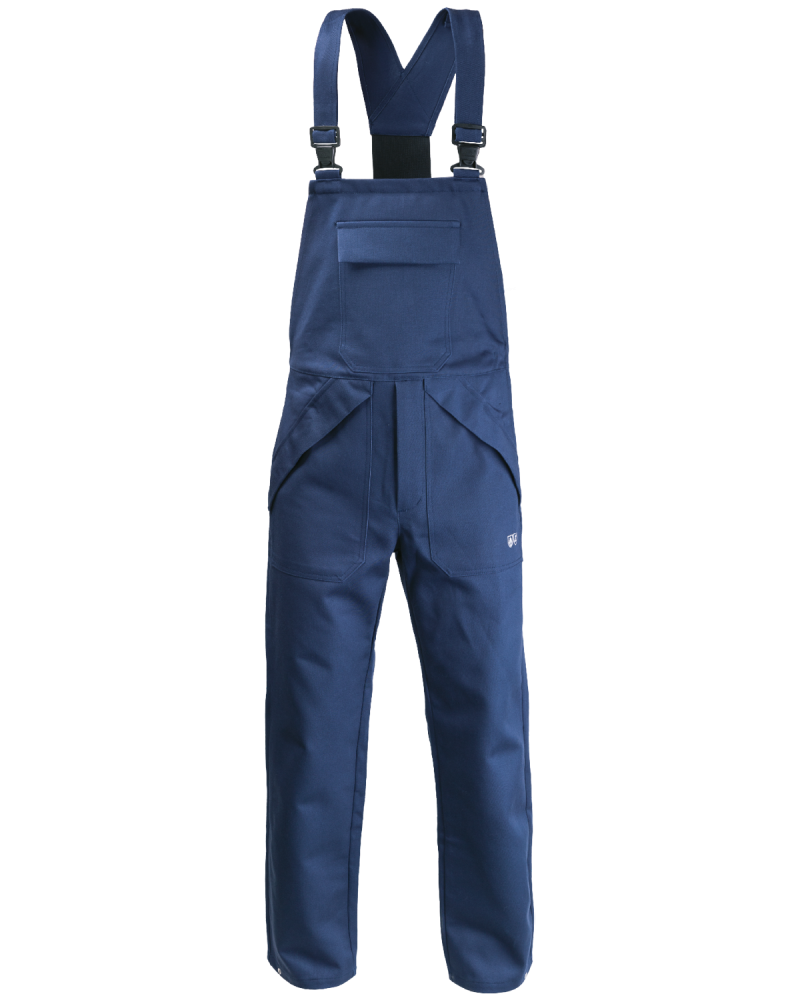 Ogrodniczki spawacz - Klasa 2, trudnopalne - przód