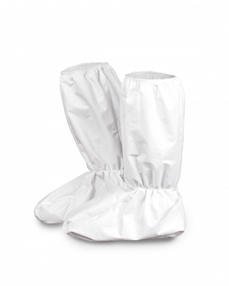 Ochraniacze Na Buty PP , białe - lewy bok