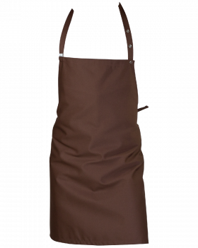 4065 Bib Apron (Brown)