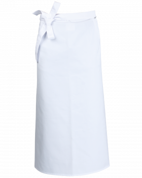 4257 Long Waist Apron, 90cm (White)