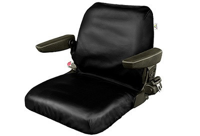 Protective cover for excavator seat L