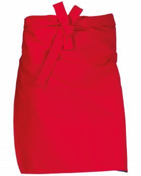 4258 Waist Apron, 60cm (Red)